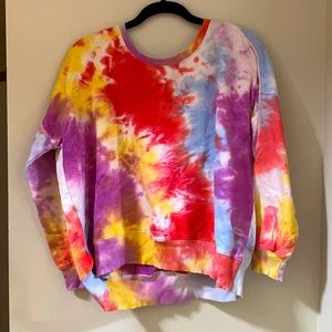 Rainbow Tie-Dye Sweatshirt.